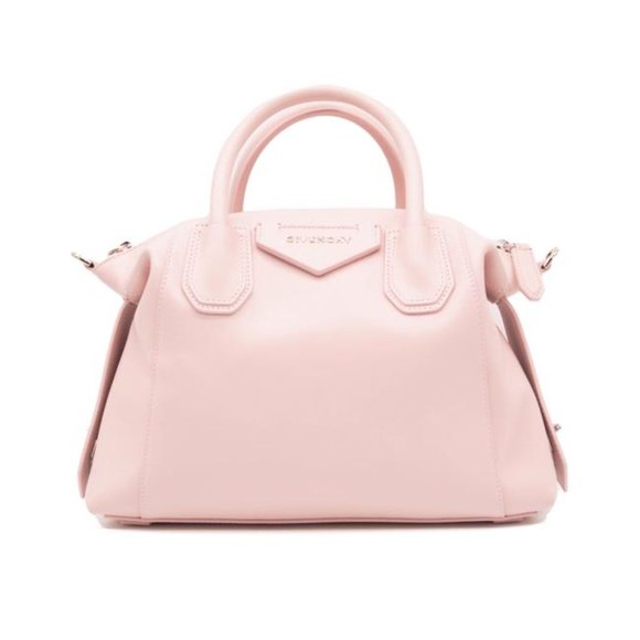 Small Antigona Soft Satchel Pink Leather Shoulder Bag - Picture 5 of 12
